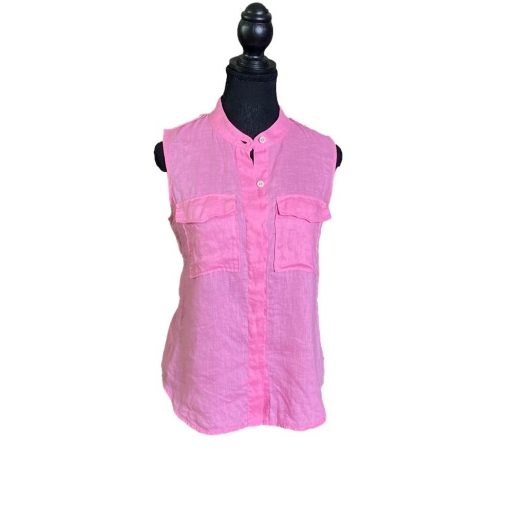 Theory Pink Blouse Size SMALL